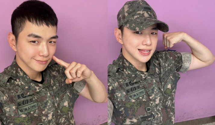 Kang Daniel Posts New Military Photos as His Bulked-Up Physique Draws Attention