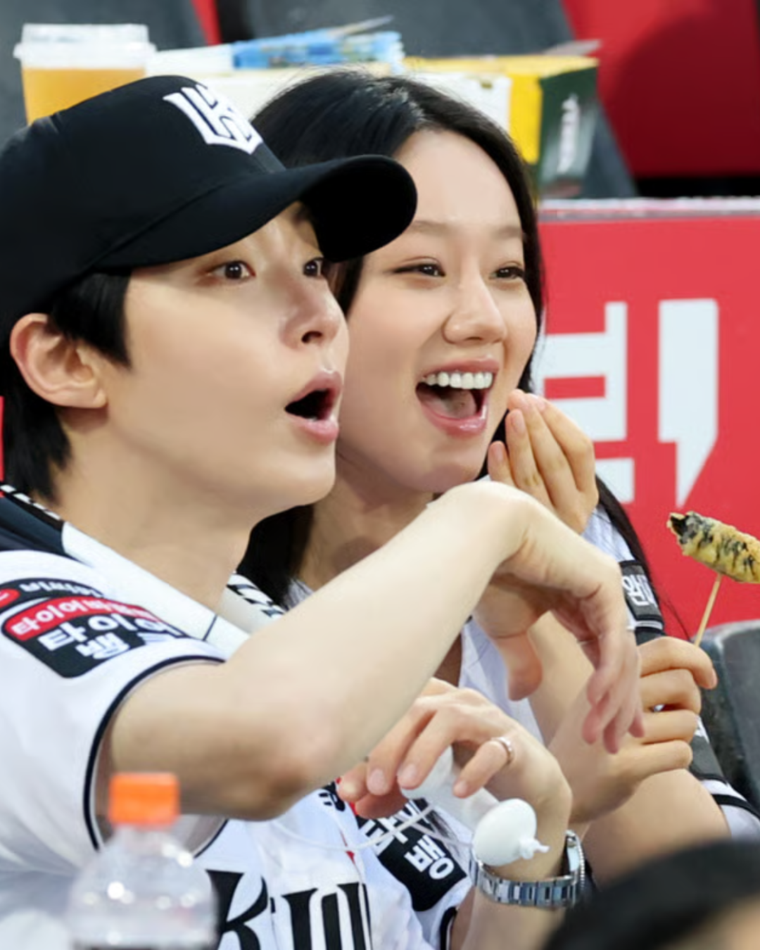 Lee Hye Ri and Hwang In Yeop Attend KBO Game Ahead of 'Dream To You' Premiere