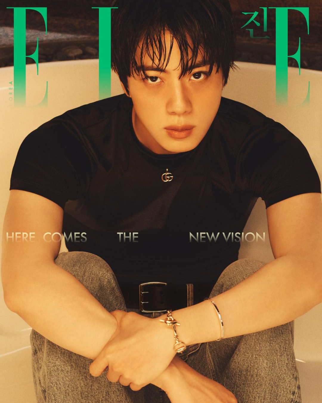 BTS's Jin Stuns on ELLE Korea's August Cover, Reflects on Music and BTS' 'ARIRANG' World Tour